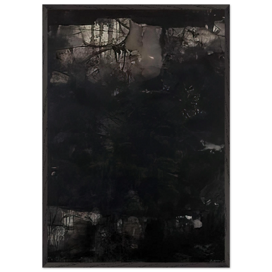 Untitled - 1950 N7 - Edward Corbett 70x100 cm / 28x40 inches Framed Art Print – Black Wooden Frame