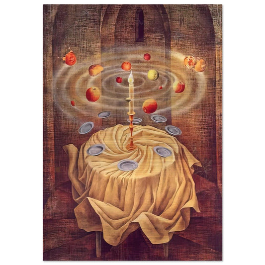 STILL LIFE RESLICITANDO 1963 - Remedios Varo Brushed Aluminum Print - 70x100 cm / 28x40 inches | Remedios Varo Aluminum Print | Remedios Varo Prints