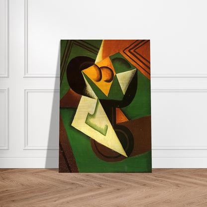 FRUIT BOWL AND FRUIT - Juan Gris Brushed Aluminum Print - 70x100 cm / 28x40 inches | Juan Gris Aluminum Print | Juan Gris Prints