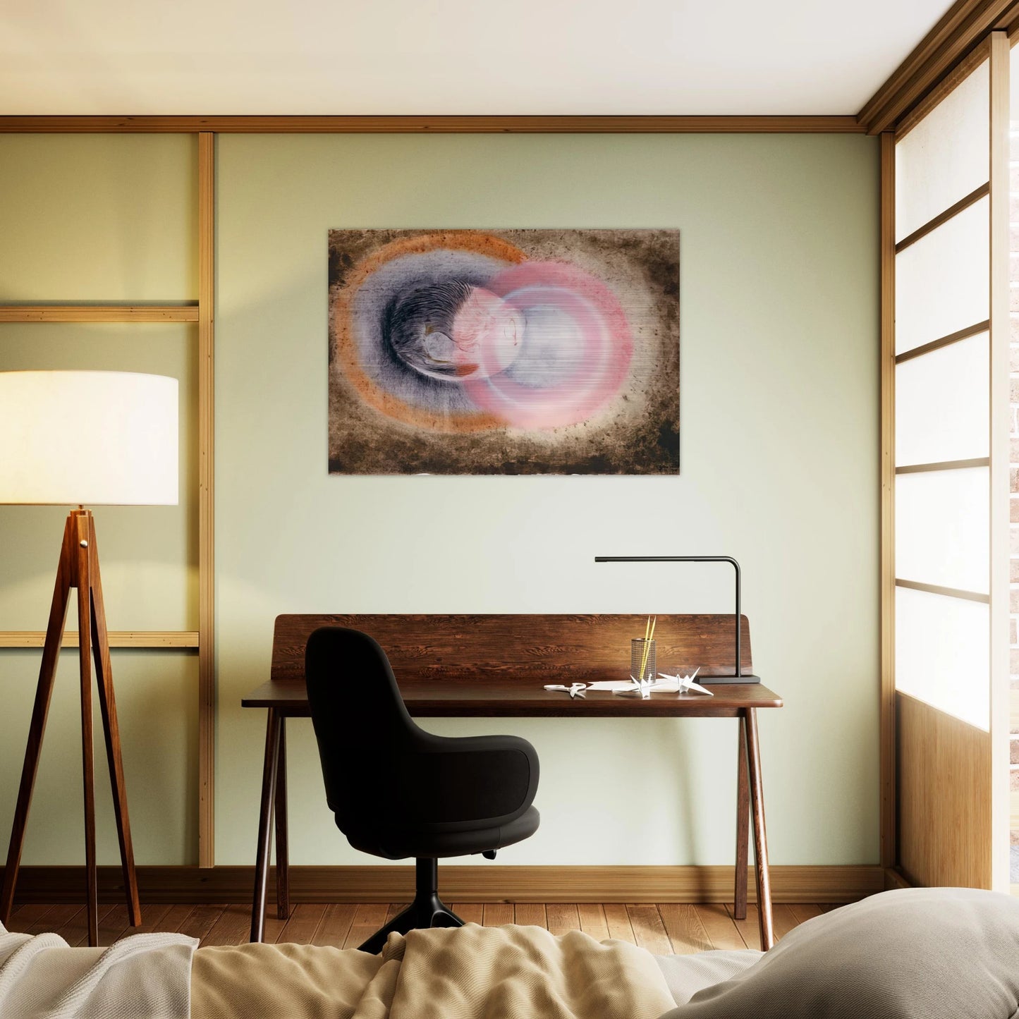 Hibernation - 1954 - Morris Graves Brushed Aluminum Print - 70x100 cm / 28x40 inches | Morris Graves Aluminum Print | Morris Graves Prints