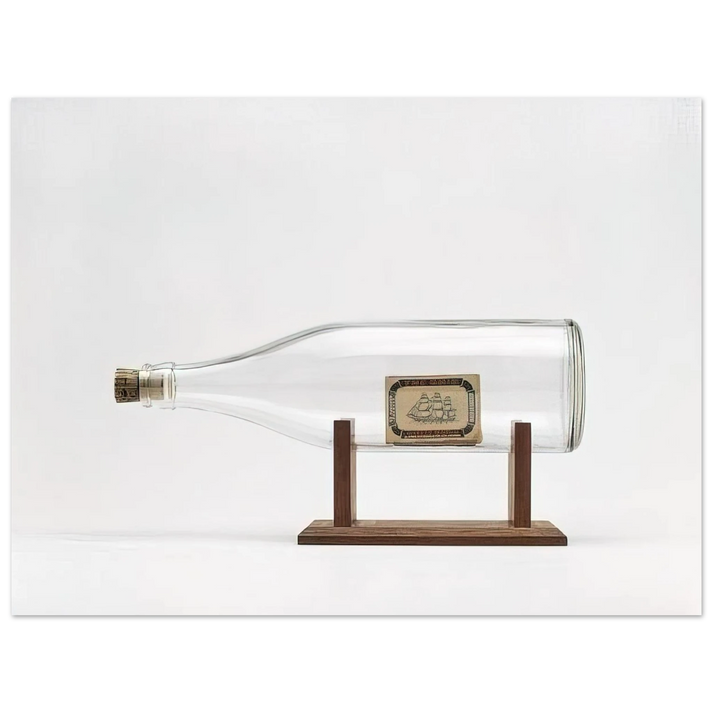 Billy Apple - Ship in a Bottle - 1963  75x100 cm / 30x40inches Fine Art Poster