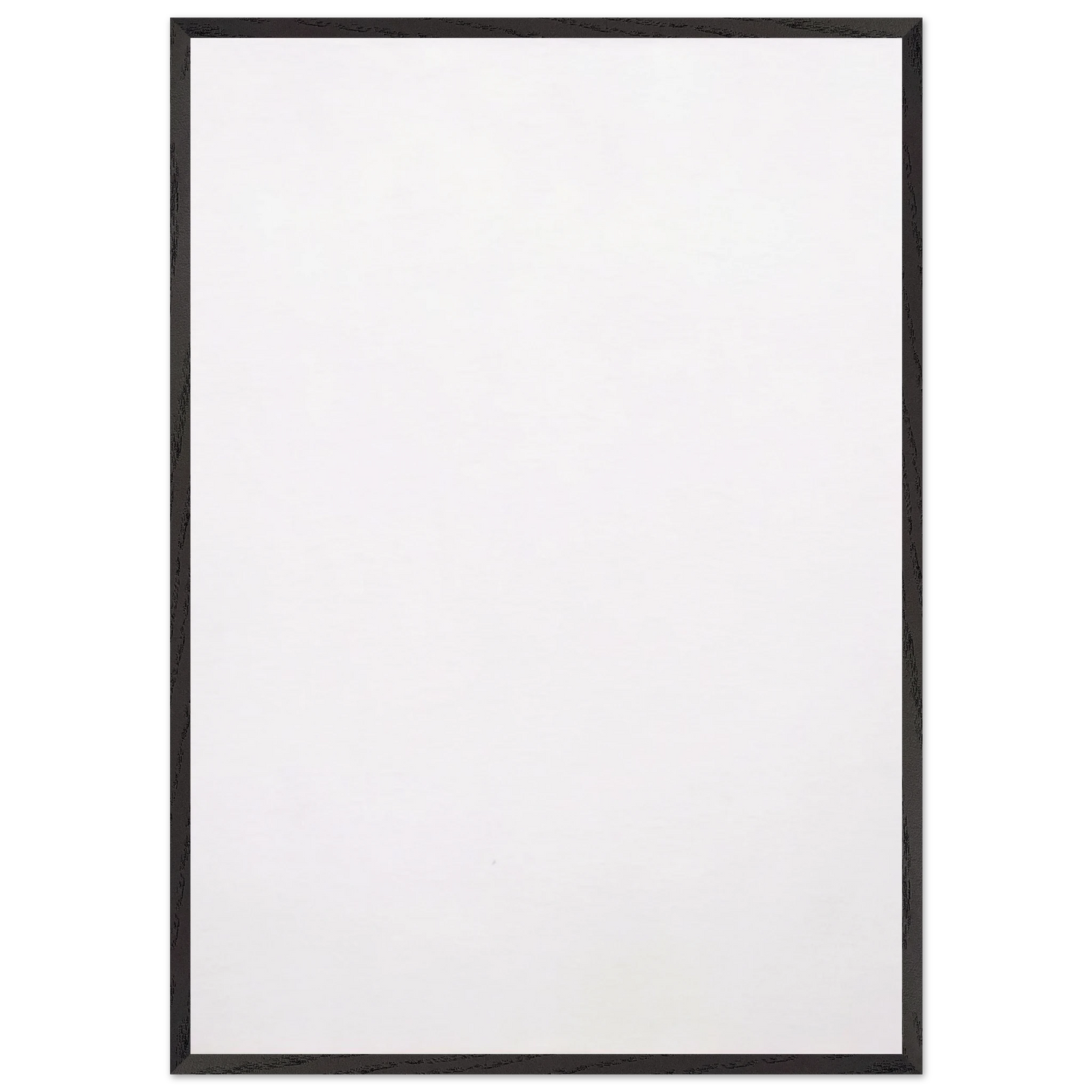 WHITE PAINTING 1951 - Robert Rauschenberg 70x100 cm / 28x40 inches Framed Art Print – Black Wooden Frame