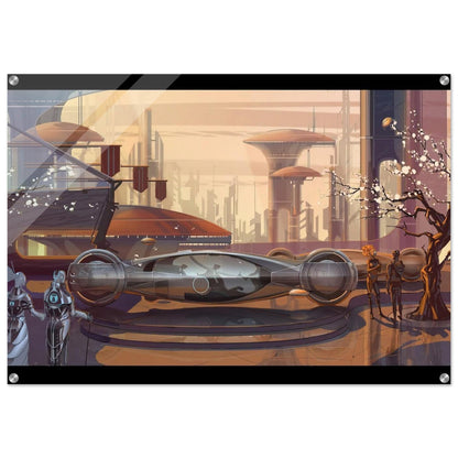 Syd Mead - Syd Mead Acrylic Print - 70x100 cm / 28x40″ inches | Syd Mead Wall Art | Syd Mead Prints