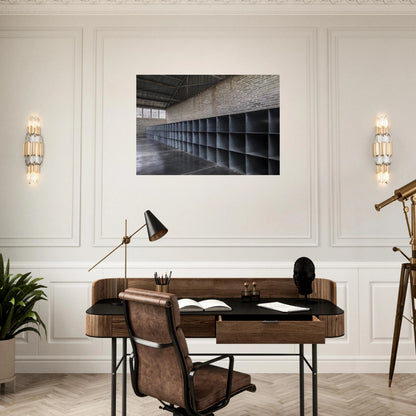 Untitled The Block - 1969 - Donald Judd Brushed Aluminum Print - 70x100 cm / 28x40 inches | Donald Judd Aluminum Print | Donald Judd Prints