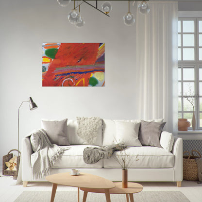 Empress - 1982 - Albert Irvin Brushed Aluminum Print - 70x100 cm / 28x40 inches | Albert Irvin Aluminum Print | Albert Irvin Prints