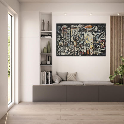 Fugue Number 2 - 1943 - Richard Pousette-Dart Art Prints - 100x150 cm / 40x60″ inches | Richard Pousette-Dart Poster | Richard Pousette-Dart Prints