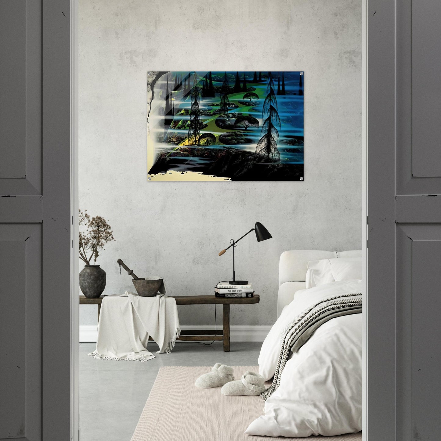 Beauty Beyond Believing - Eyvind Earle Acrylic Print - 70x100 cm / 28x40″ inches