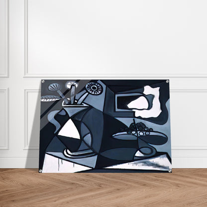 Vase with flowers - Pablo Picasso Acrylic Print - 70x100 cm / 28x40″ inches