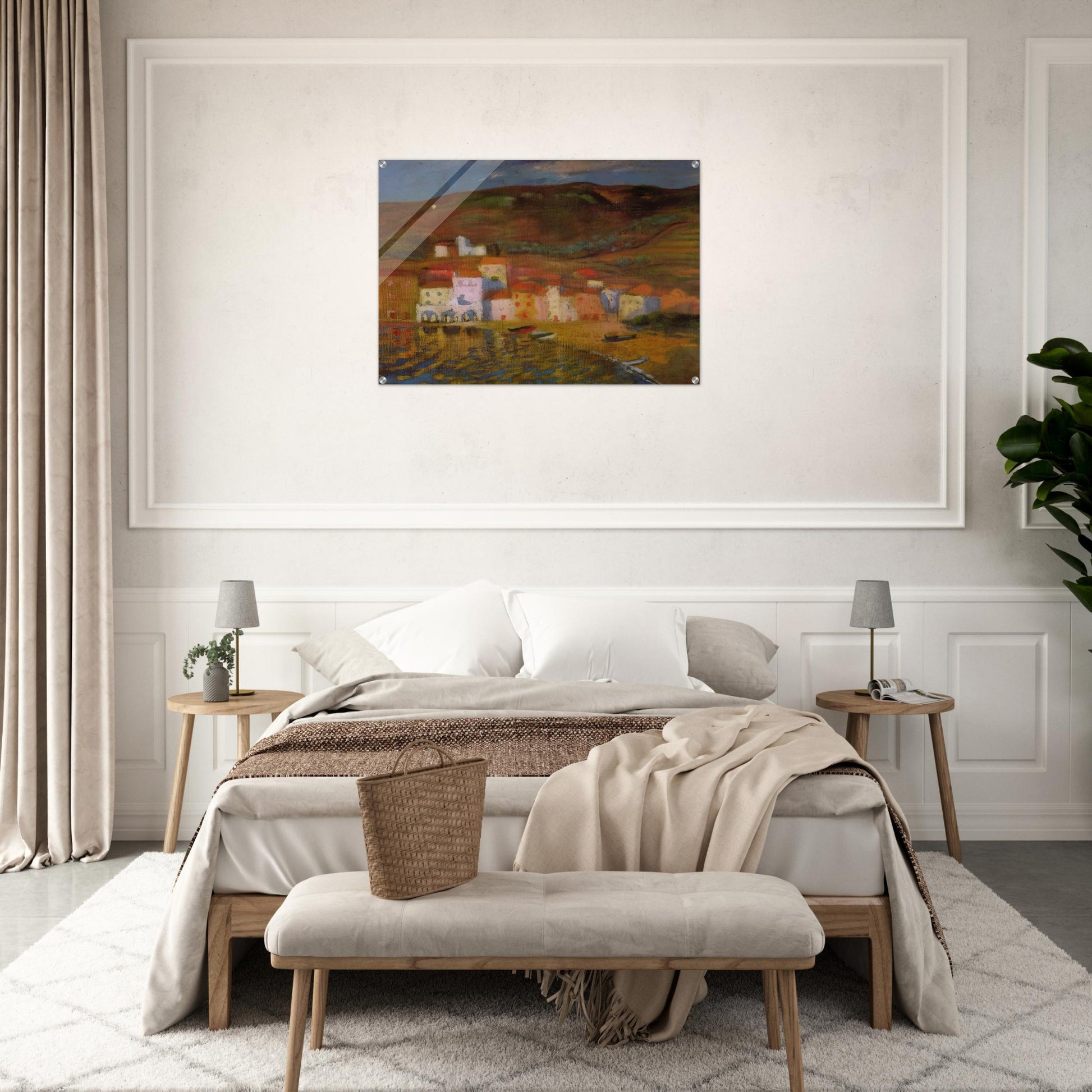 PORTDOGUE AND MOUNT PANI FROM AYUNTAMIENTO - Salvador Dali Acrylic Print - 70x100 cm / 28x40″ inches