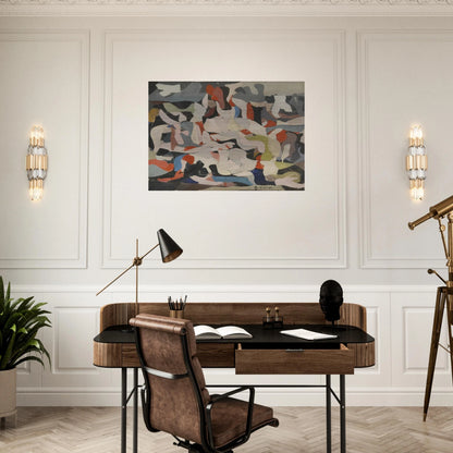 Untitled - Abstract Expressionism - Robert Goodnough Brushed Aluminum Print - 70x100 cm / 28x40 inches | Robert Goodnough Aluminum Print | Robert Goodnough Prints