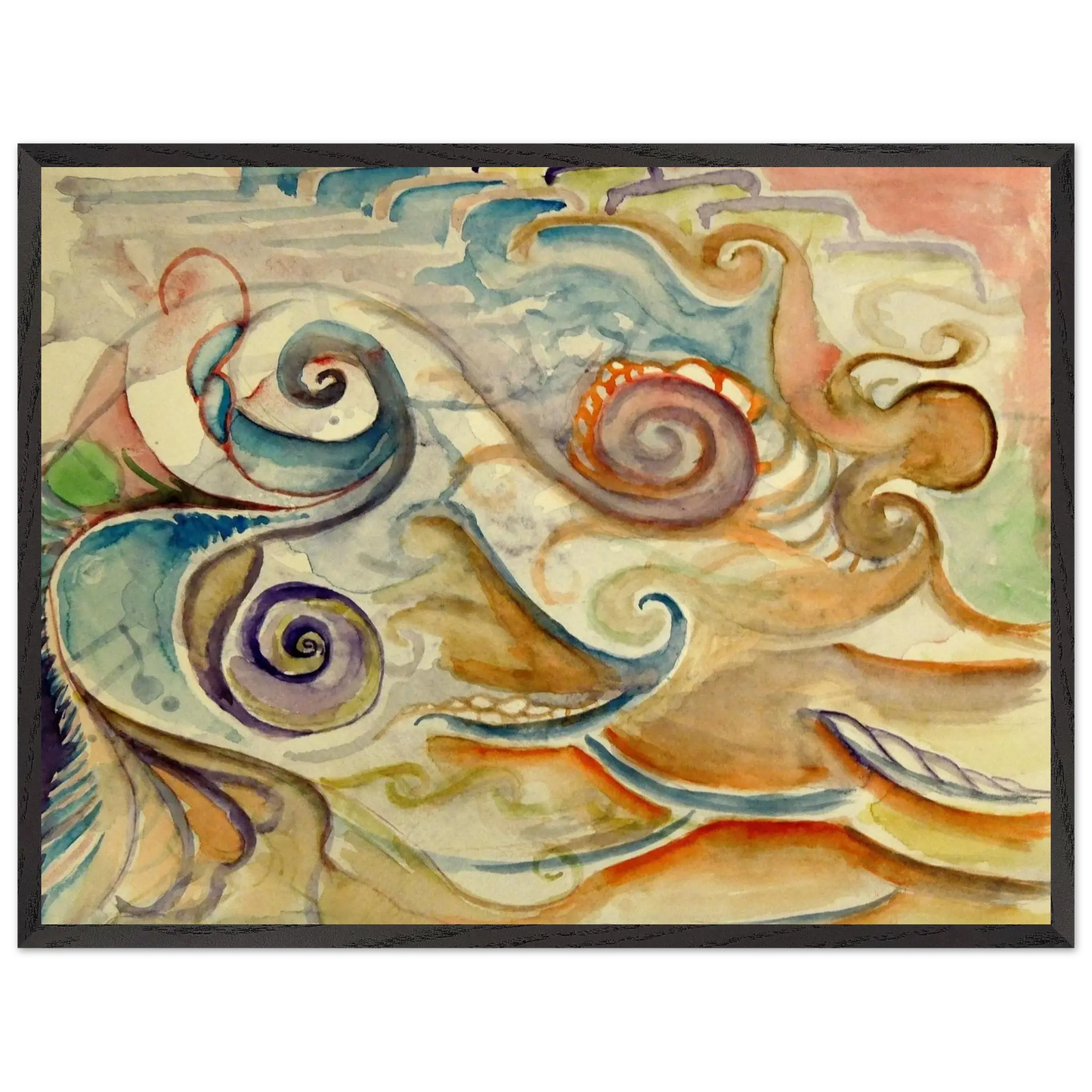 Walter Inglis Anderson - Walter Anderson Wall art - 50x50 cm / 20x20 Inches - Premium Wooden Framed Poster With Fine Art Paper - Wood frame