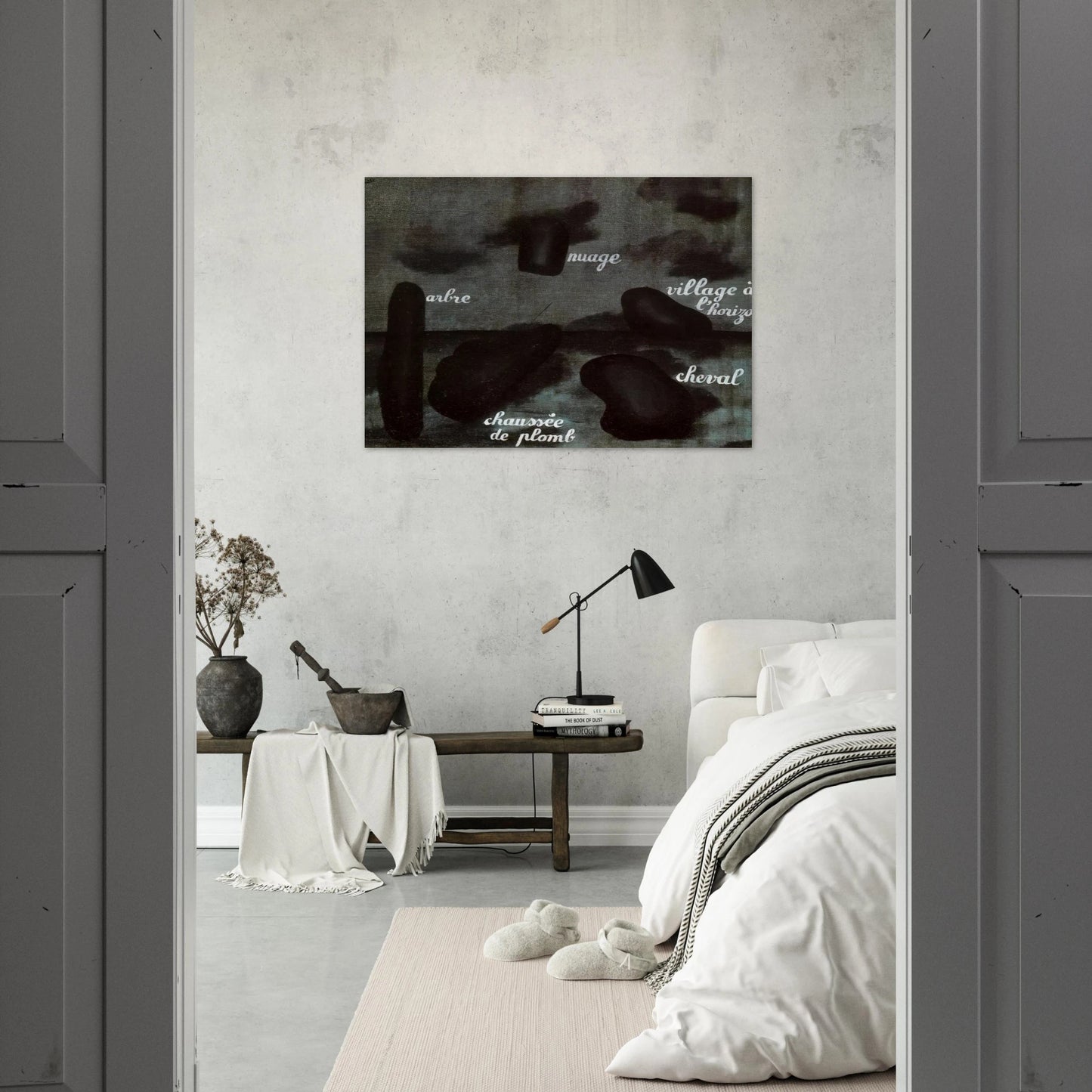 SWIFT HOPE 1928 - Rene Magritte Brushed Aluminum Print - 70x100 cm / 28x40 inches | Rene Magritte Aluminum Print | Rene Magritte Prints