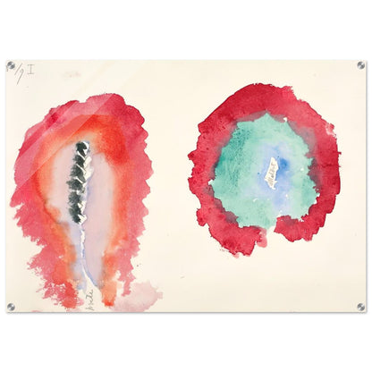 WHEAT AND WORMWOOD 1922 - Hilma af Klint Acrylic Print - 70x100 cm / 28x40″ inches