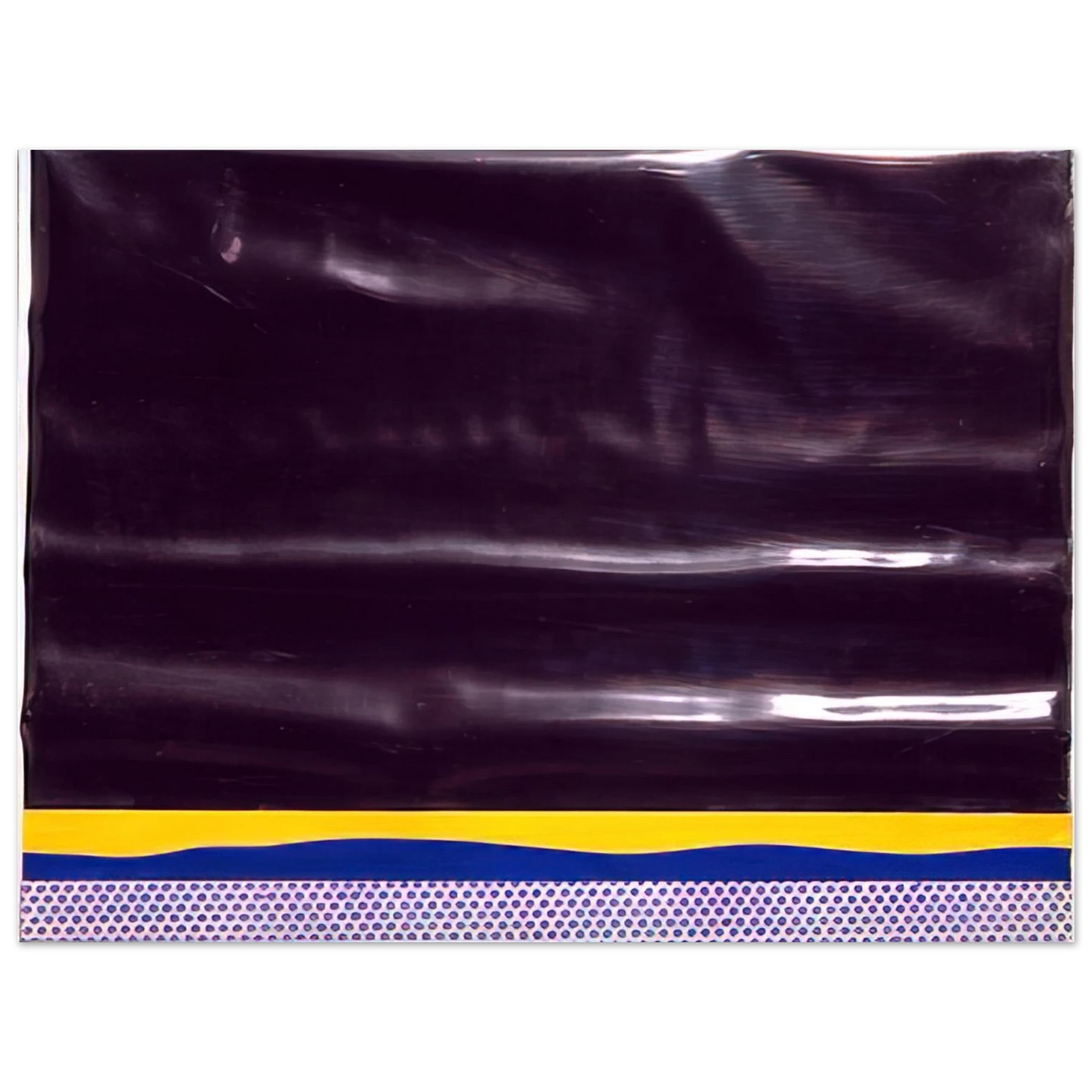 Roy Lichtenstein - YELLOW LANDSCAPE 1965  75x100 cm / 30x40inches Fine Art Poster