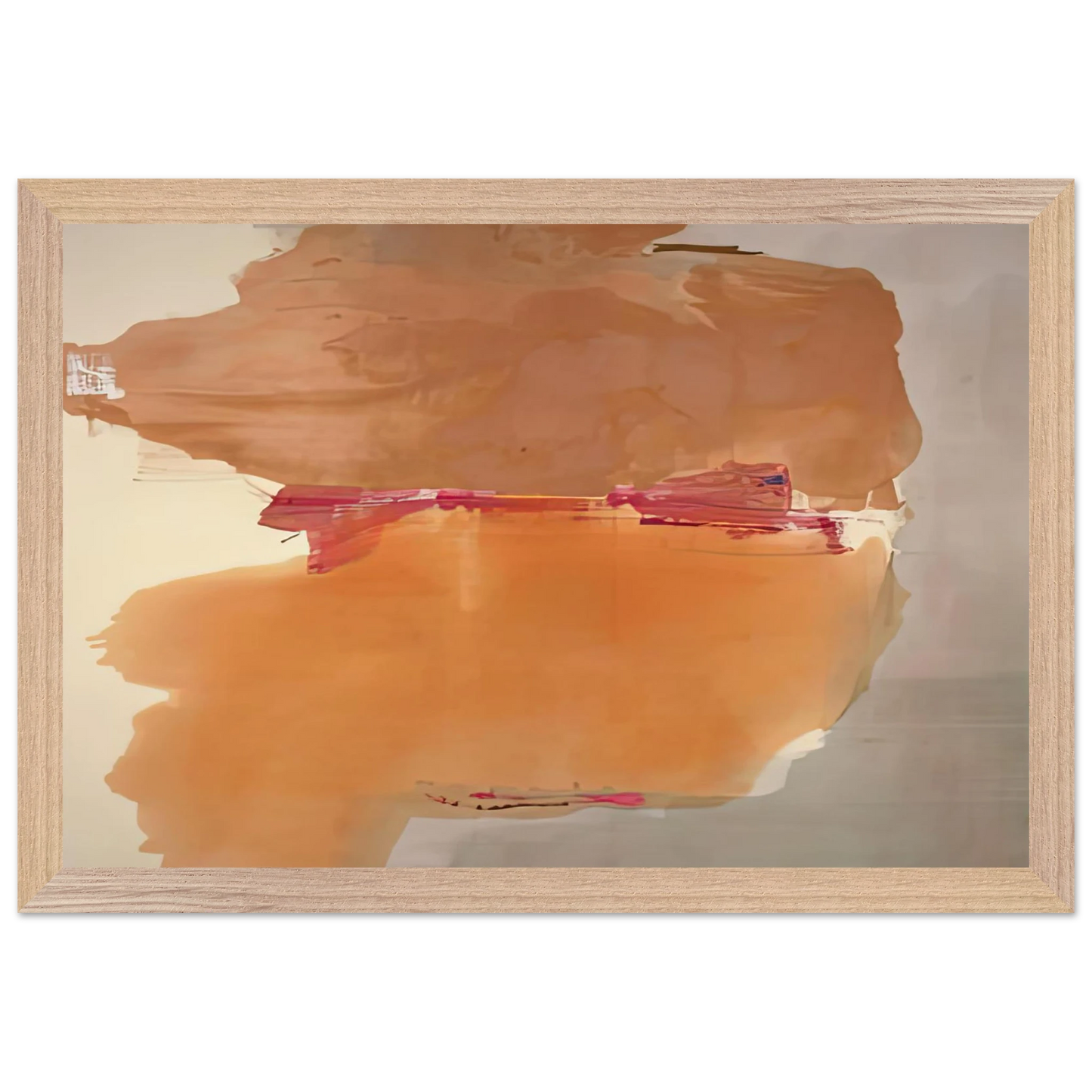 Helen Frankenthaler - Sphinx, 1976- Wall Art - 21x29.7 cm / 8x12" - Premium Wooden Framed Poster With Fine Art Paper-canvas - White frame