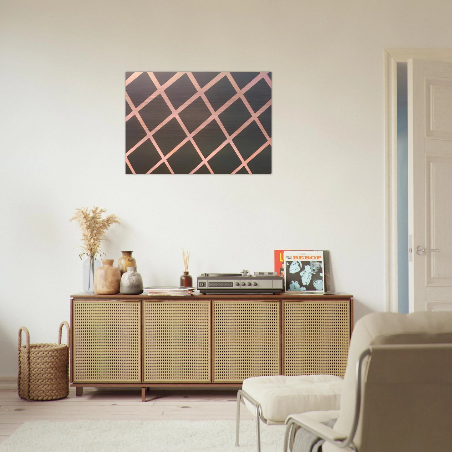 Flamingo - 1970 - Jeremy Moon Brushed Aluminum Print - 70x100 cm / 28x40 inches | Jeremy Moon Aluminum Print | Jeremy Moon Prints