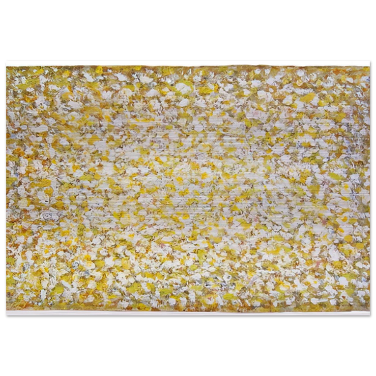 Serpentine Saffron - Richard Pousette-Dart Brushed Aluminum Print - 70x100 cm / 28x40 inches | Richard Pousette-Dart Aluminum Print | Richard Pousette-Dart Prints