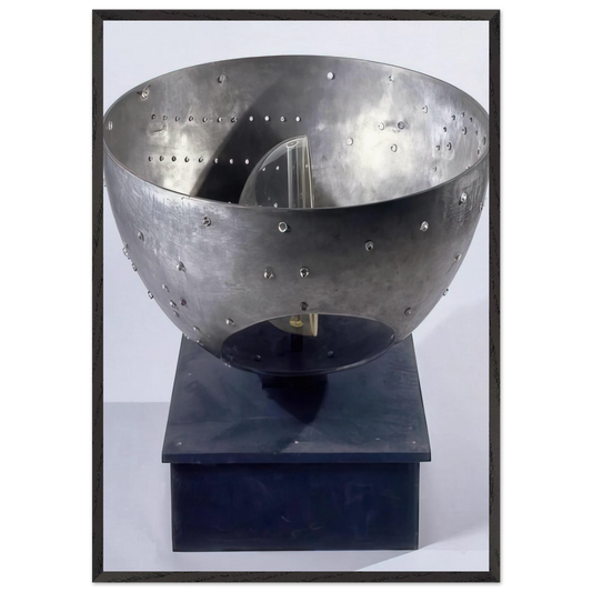 Untitled - 1967 N10 - Gyula Kosice 70x100 cm / 28x40 inches Framed Art Print – Black Wooden Frame