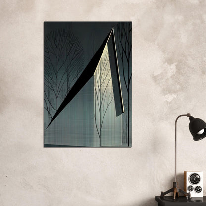 Pearl - Eyvind Earle Brushed Aluminum Print - 70x100 cm / 28x40 inches | Eyvind Earle Aluminum Print | Eyvind Earle Prints