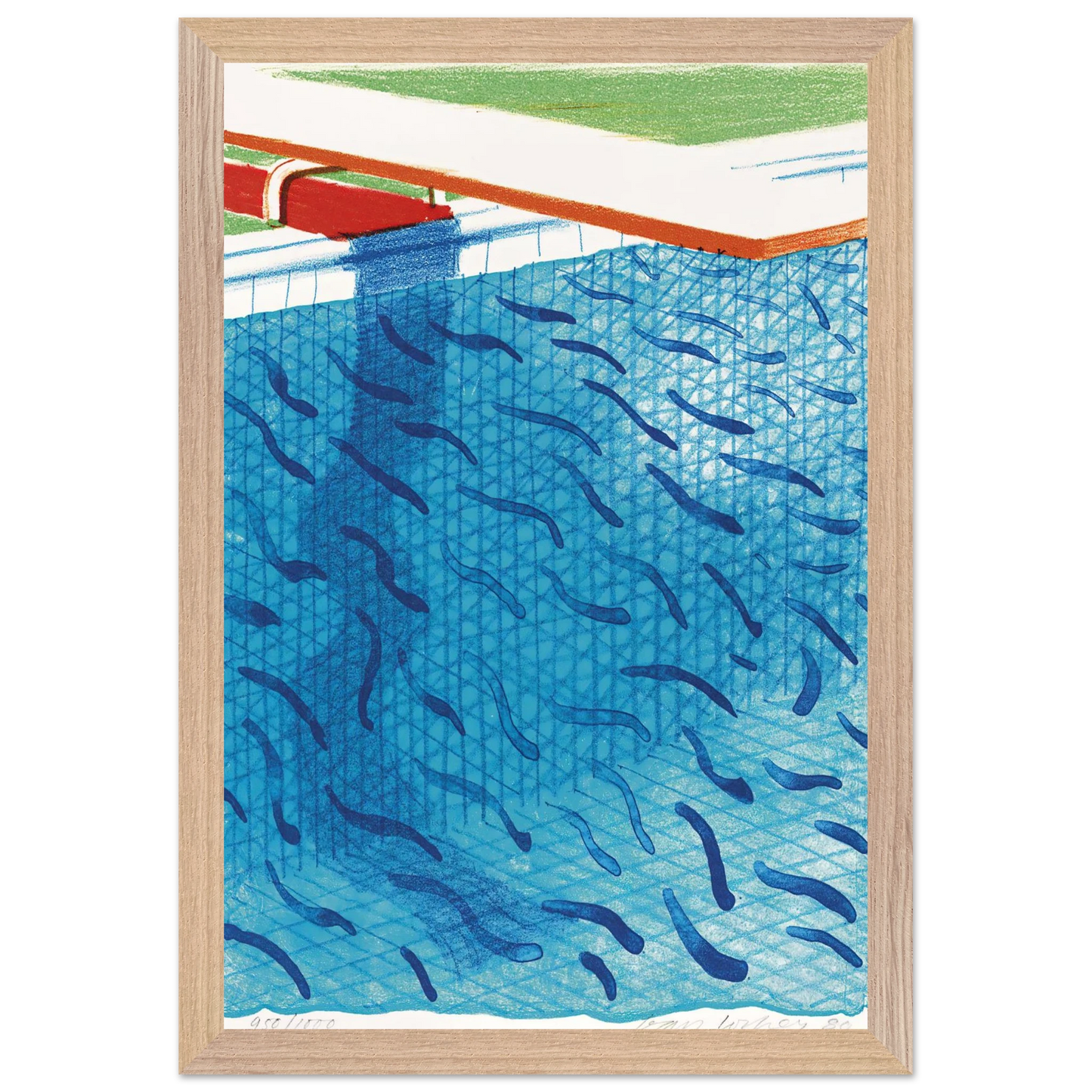 David Hockney - David Hockney Wall art - 21x29.7 cm / 8x12" - Fine Art Poster-canvas - -