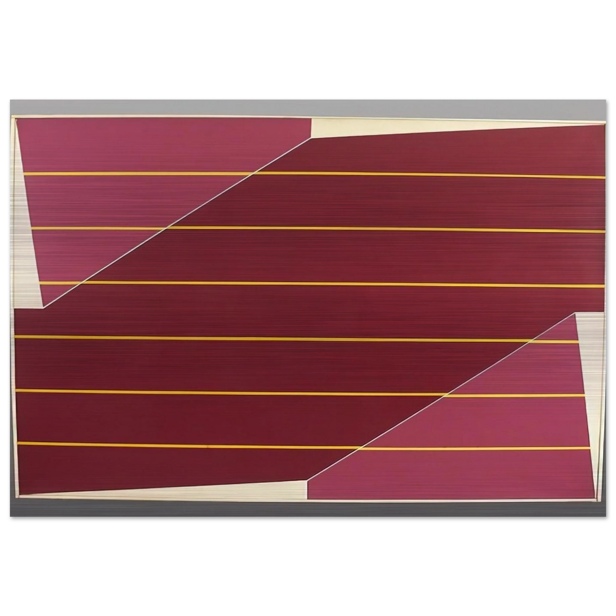 Line Rotation - 1964 - Larry Zox Brushed Aluminum Print - 70x100 cm / 28x40 inches | Larry Zox Aluminum Print | Larry Zox Prints