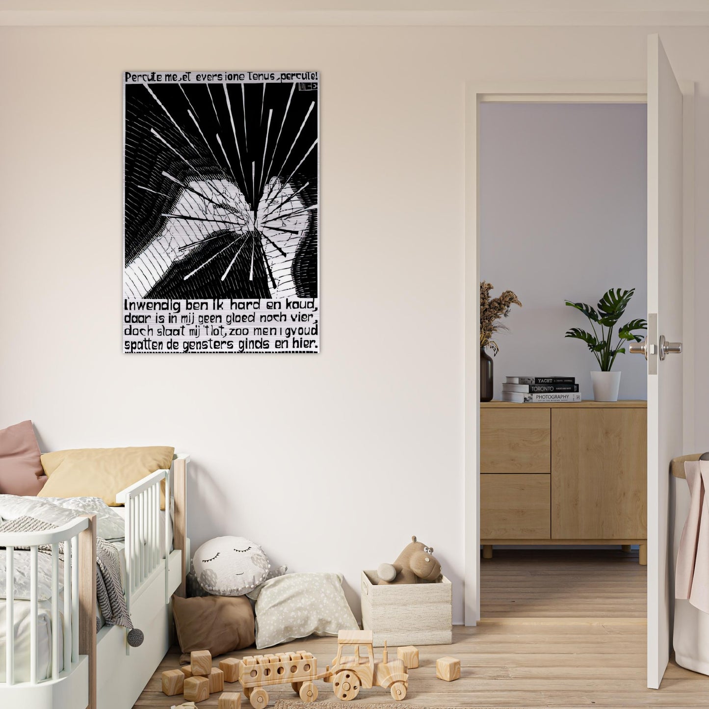 EMBLEMATA FLINT - MC Escher Brushed Aluminum Print - 70x100 cm / 28x40 inches | MC Escher Aluminum Print | MC Escher Prints