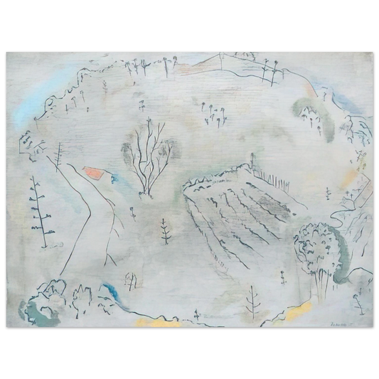 John Ferren - Composition ÃƒÂ  la carte de France - 1931  75x100 cm / 30x40inches Fine Art Poster