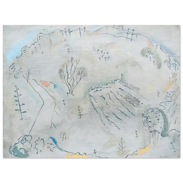 John Ferren - Composition ÃƒÂ  la carte de France - 1931  75x100 cm / 30x40inches Fine Art Poster