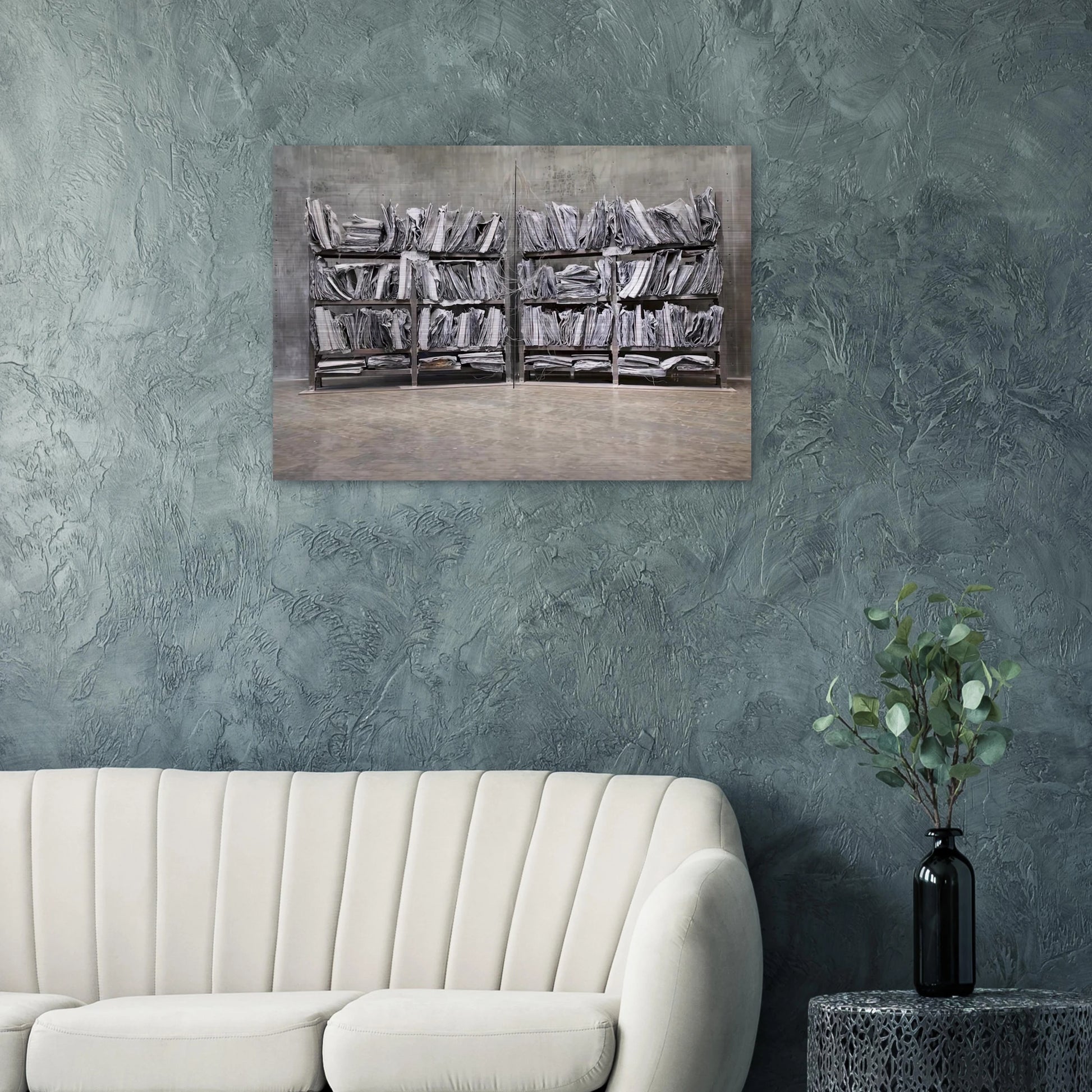 THE HIGH PRIESTESS ZWEISTROMLAND 1989 - Anselm Kiefer Brushed Aluminum Print - 70x100 cm / 28x40 inches | Anselm Kiefer Aluminum Print | Anselm Kiefer Prints