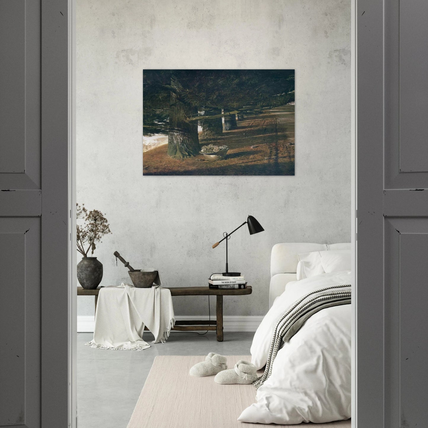 PINE BARON - Andrew Wyeth Brushed Aluminum Print - 70x100 cm / 28x40 inches | Andrew Wyeth Aluminum Print | Andrew Wyeth Prints