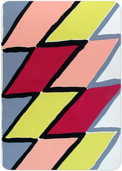 COMPOSITION 22 By Sonia Delaunay Pack of 10 Post Cards | Sonia Delaunay Post Cards | A6 (10.5 x 14.8 cm) - 4.1 x 5.8 inches