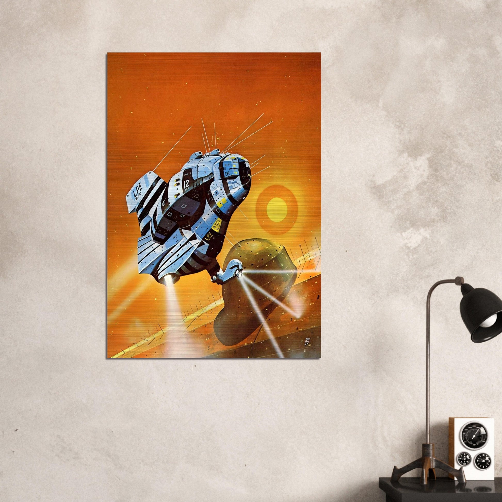 Chris Foss - Chris Foss Brushed Aluminum Print - 70x100 cm / 28x40 inches | Chris Foss Aluminum Print | Chris Foss Prints