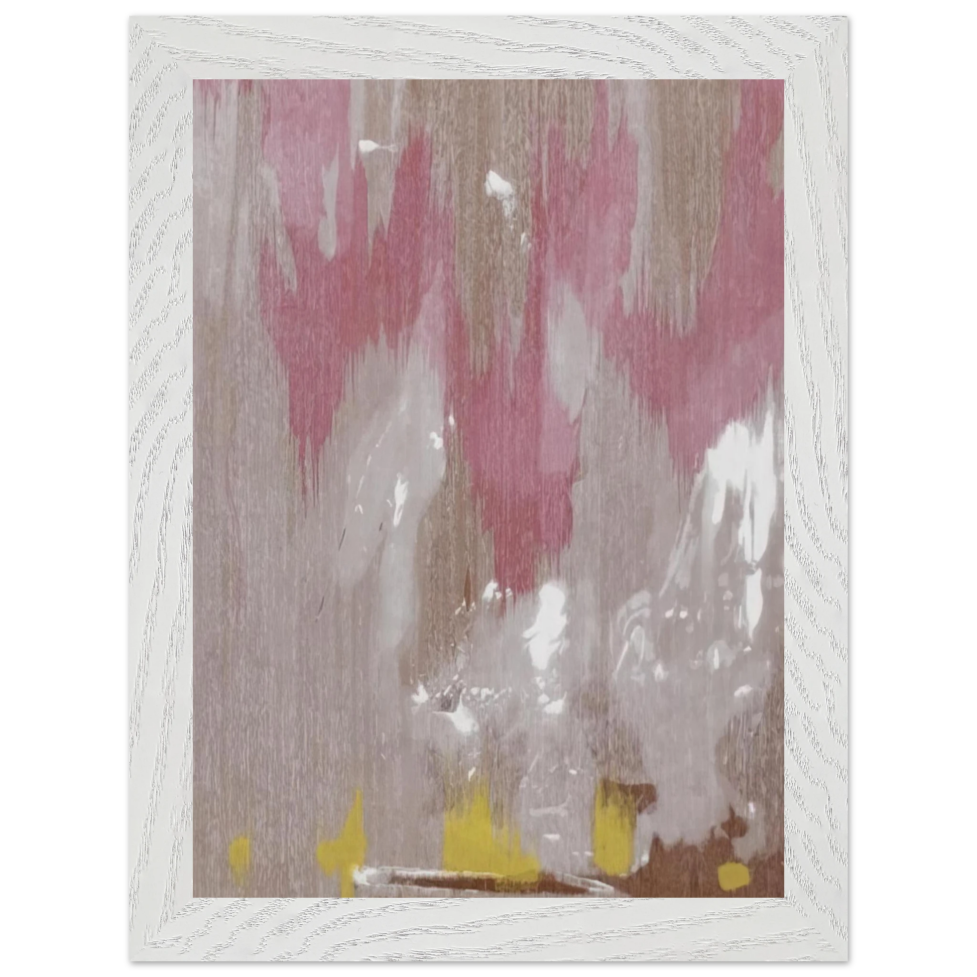 Helen Frankenthaler - Tales of Genji IV - 1998 Wall art - 15x20 cm / 6x8 inches - Premium Wooden Framed Poster With Fine Art Paper-canvas - Wood frame