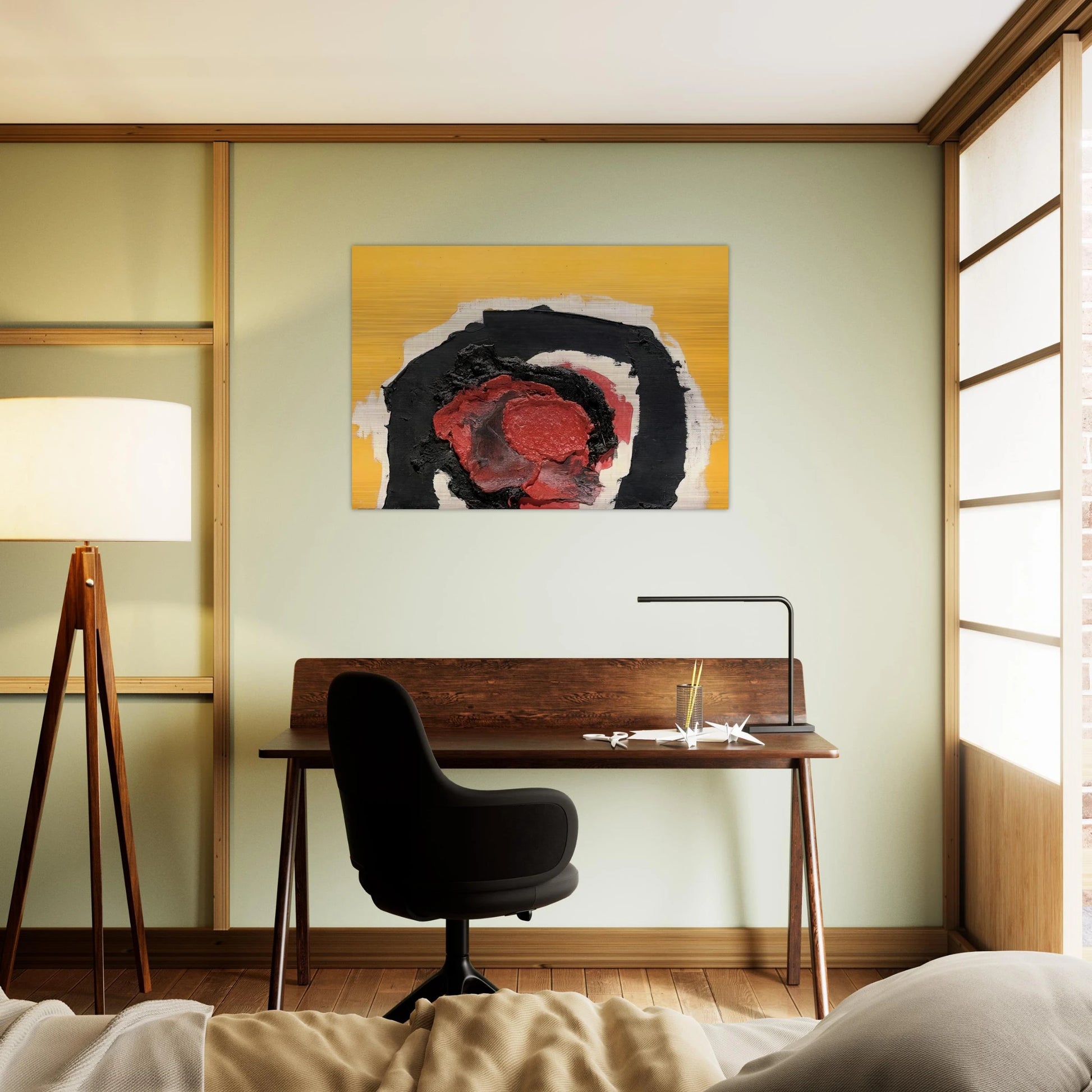 UNTITLED 1964 - Luis Feito Brushed Aluminum Print - 70x100 cm / 28x40 inches | Luis Feito Aluminum Print | Luis Feito Prints