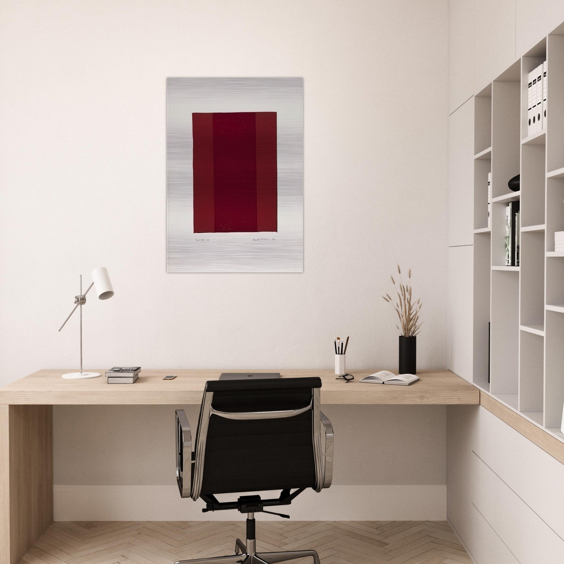Canto XVIII - Barnett Newman Brushed Aluminum Print - 70x100 cm / 28x40 inches | Barnett Newman Aluminum Print | Barnett Newman Prints
