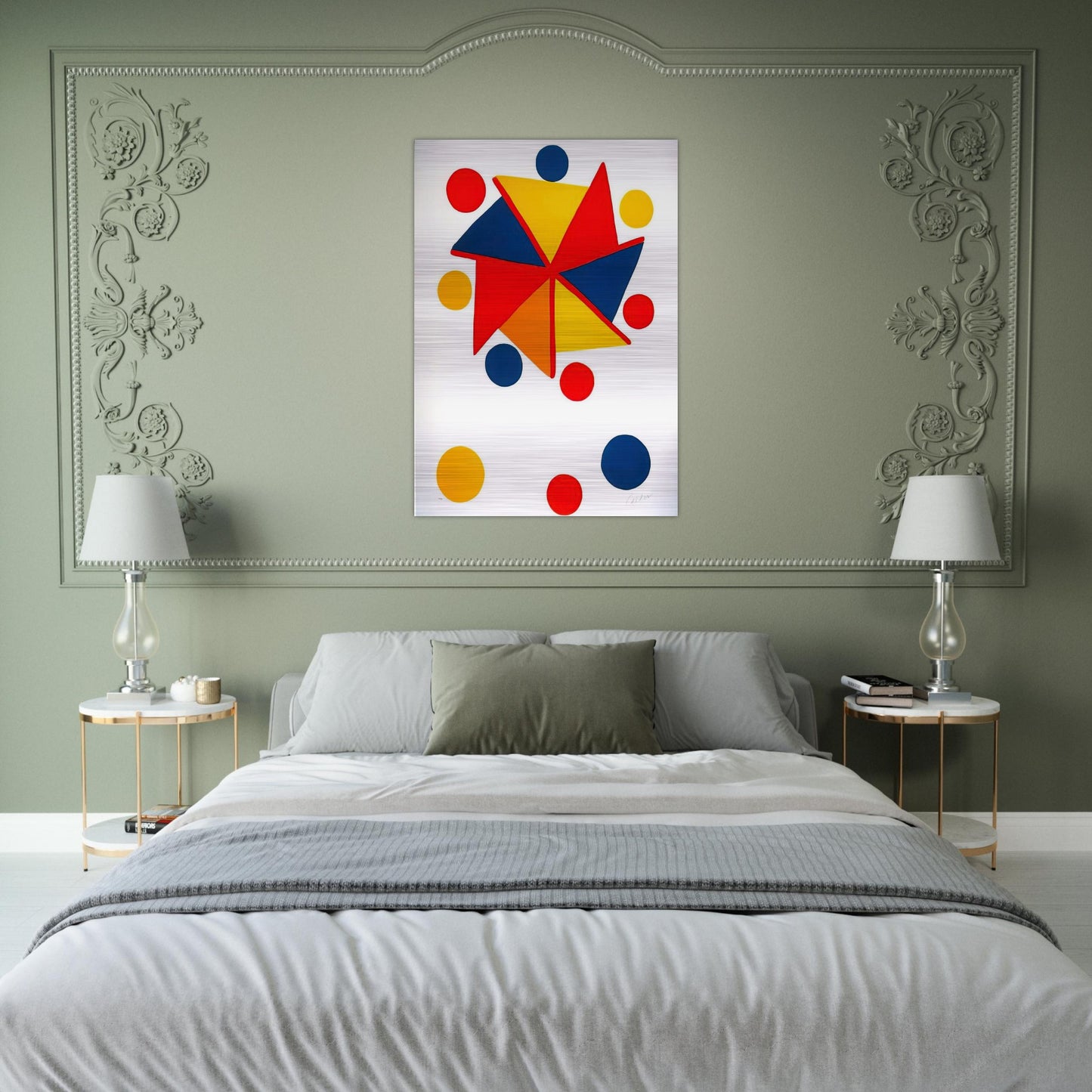 UNTITLED 1970 - Alexander Calder Brushed Aluminum Print - 70x100 cm / 28x40 inches | Alexander Calder Aluminum Print | Alexander Calder Prints
