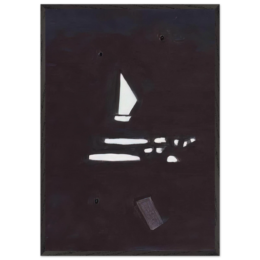Oskar 5 - 2005 N1 - Ralston Crawford 70x100 cm / 28x40 inches Framed Art Print – Black Wooden Frame