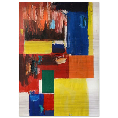 UNTITLED 1964 - Taro Yamamoto Brushed Aluminum Print - 70x100 cm / 28x40 inches | Taro Yamamoto Aluminum Print | Taro Yamamoto Prints