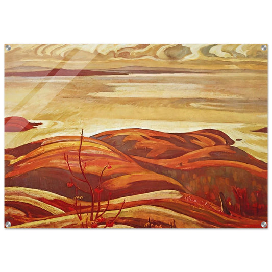 North Shore, Lake Superior - 1926 - A.Y. Jackson Acrylic Print - 70x100 cm / 28x40″ inches | A.Y. Jackson Wall Art | A.Y. Jackson Prints