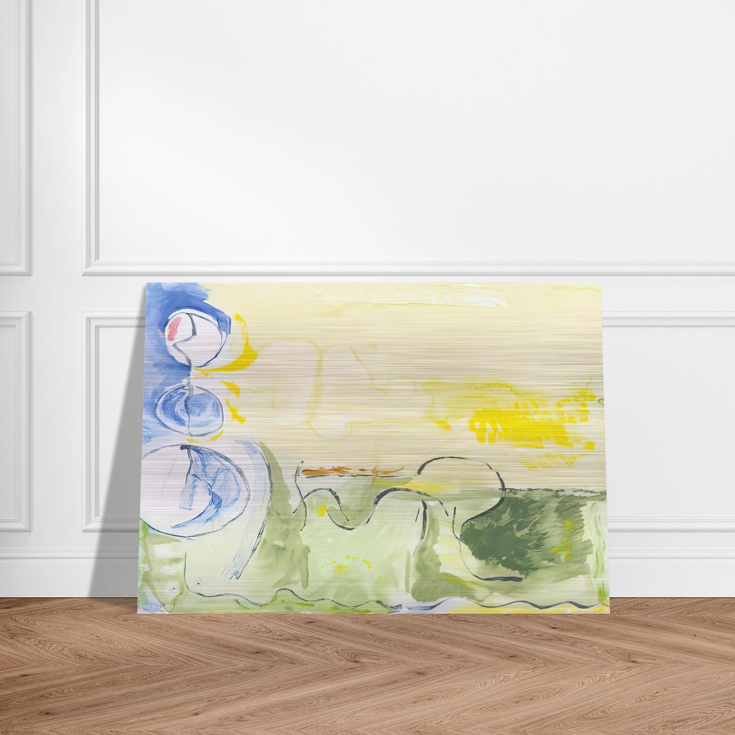 Flotilla - 2006 - Helen Frankenthaler Brushed Aluminum Print - 70x100 cm / 28x40 inches | Helen Frankenthaler Aluminum Print | Helen Frankenthaler Prints