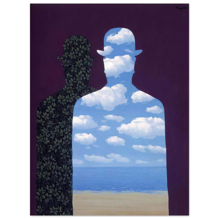 Rene Magritte - HIGH SOCIETY 1962  75x100 cm / 30x40inches Fine Art Poster