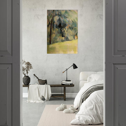 Morning in Provence - Paul Cézanne Brushed Aluminum Print - 70x100 cm / 28x40 inches | Paul Cézanne Aluminum Print | Paul Cézanne Prints