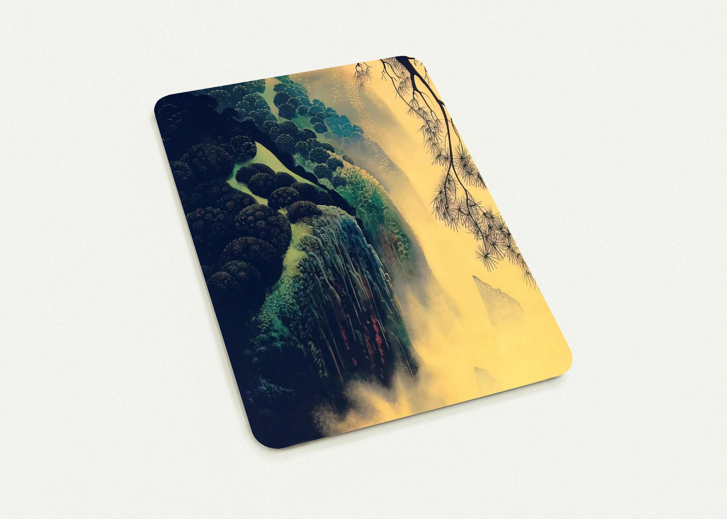 Jeweled Coast By Eyvind Earle Pack of 10 Post Cards | Eyvind Earle Post Cards | A6 (10.5 x 14.8 cm) - 4.1 x 5.8 inches