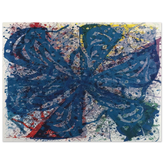 Sam Francis - Untitled  L. L233; G. 820   75x100 cm / 30x40inches Fine Art Poster