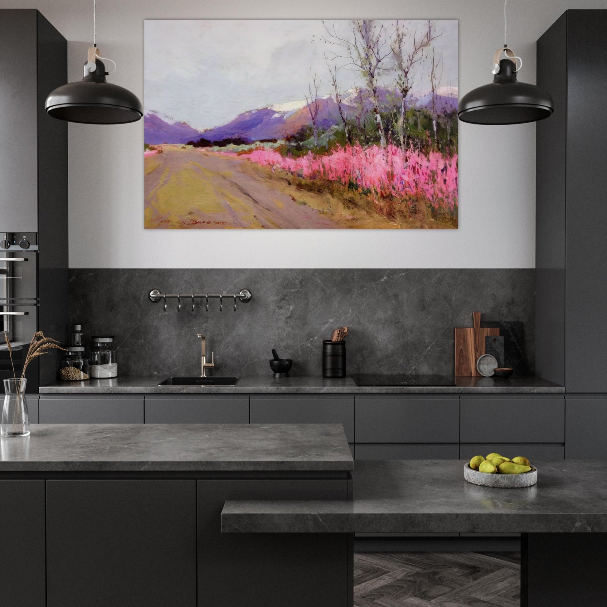 Fireweed Lane - Romanticism - Sydney Laurence Art Prints - 100x150 cm / 40x60″ inches | Sydney Laurence Poster | Sydney Laurence Prints