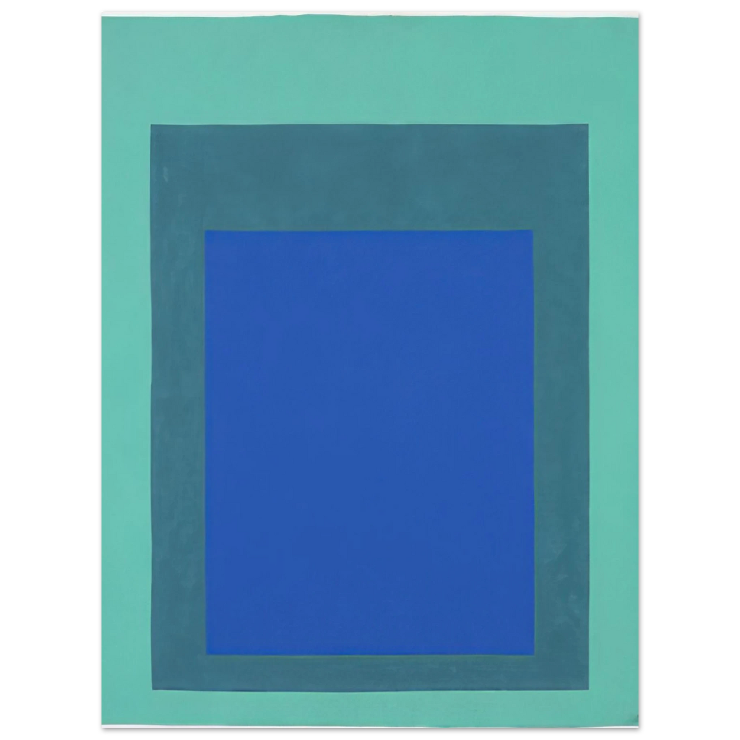 Josef Albers - HOMAGE TO THE SQUARE 1976  75x100 cm / 30x40inches Fine Art Poster
