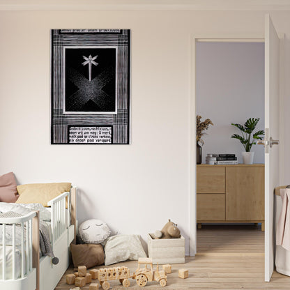 EMBLEMATA SIGNPOST - MC Escher Brushed Aluminum Print - 70x100 cm / 28x40 inches | MC Escher Aluminum Print | MC Escher Prints