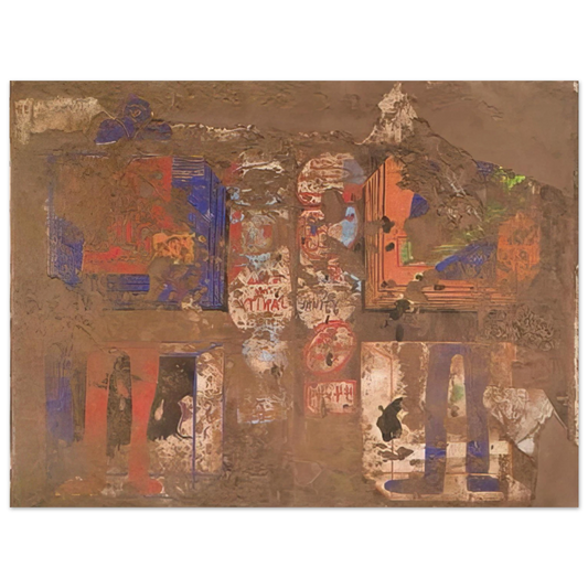 Dieter Roth - Graphic with Cocoa - 1968  75x100 cm / 30x40inches Fine Art Poster