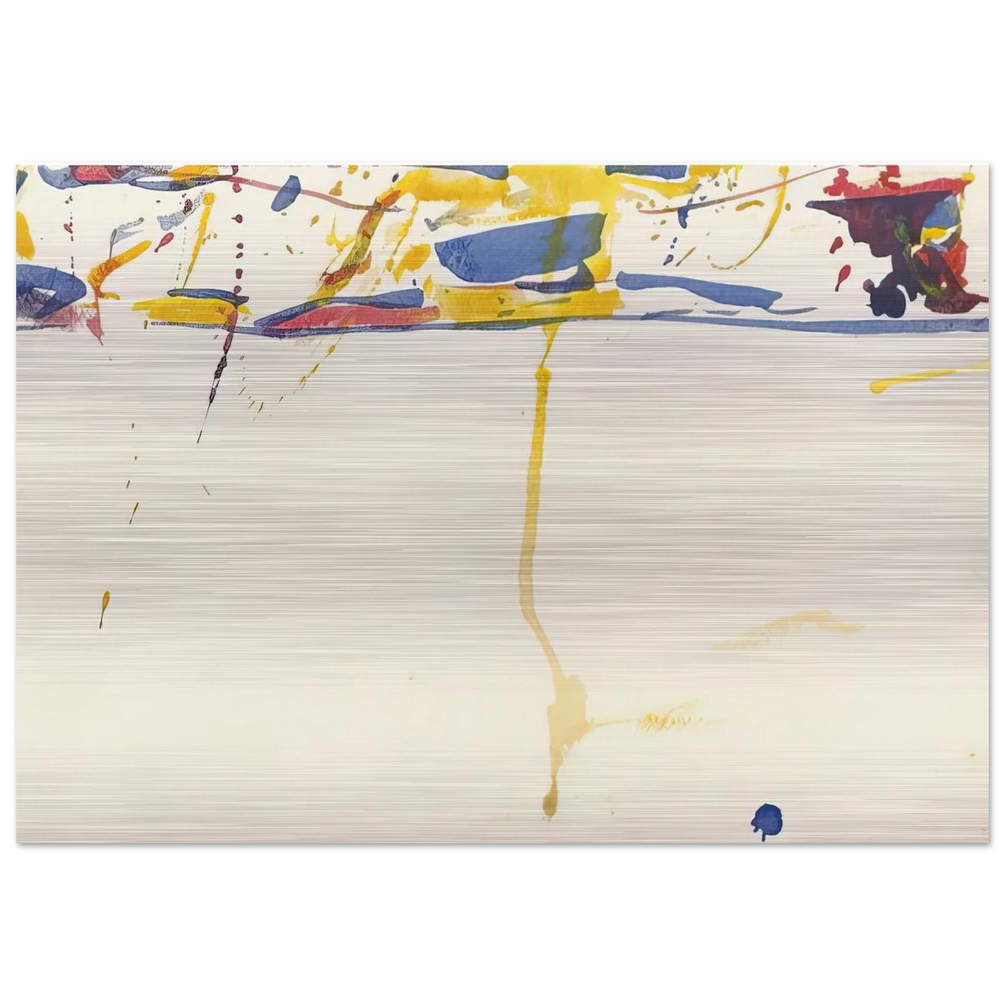 SF59-040 - Sam Francis Brushed Aluminum Print - 70x100 cm / 28x40 inches | Sam Francis Aluminum Print | Sam Francis Prints
