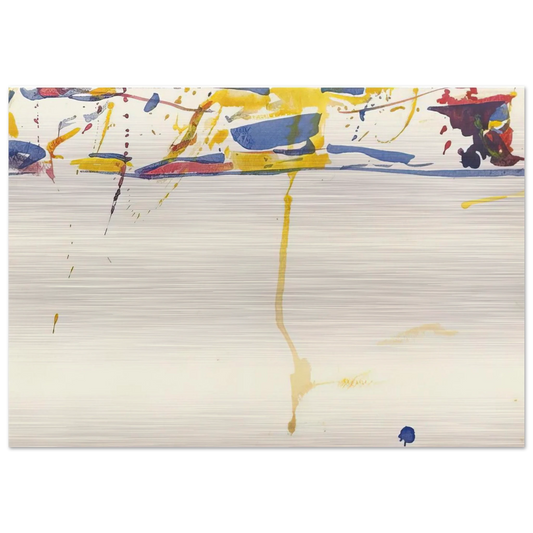 SF59-040 - Sam Francis Brushed Aluminum Print - 70x100 cm / 28x40 inches | Sam Francis Aluminum Print | Sam Francis Prints